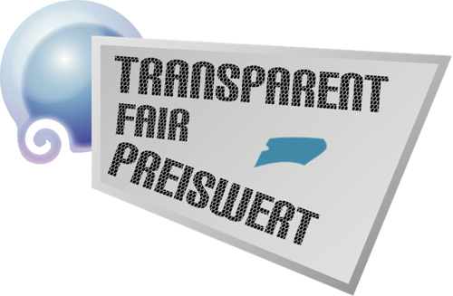 transparent fair preiswert